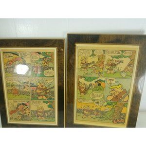 The Flintstones, (1/2-Page) Sunday Comic Strip (Scarce / Vintage)